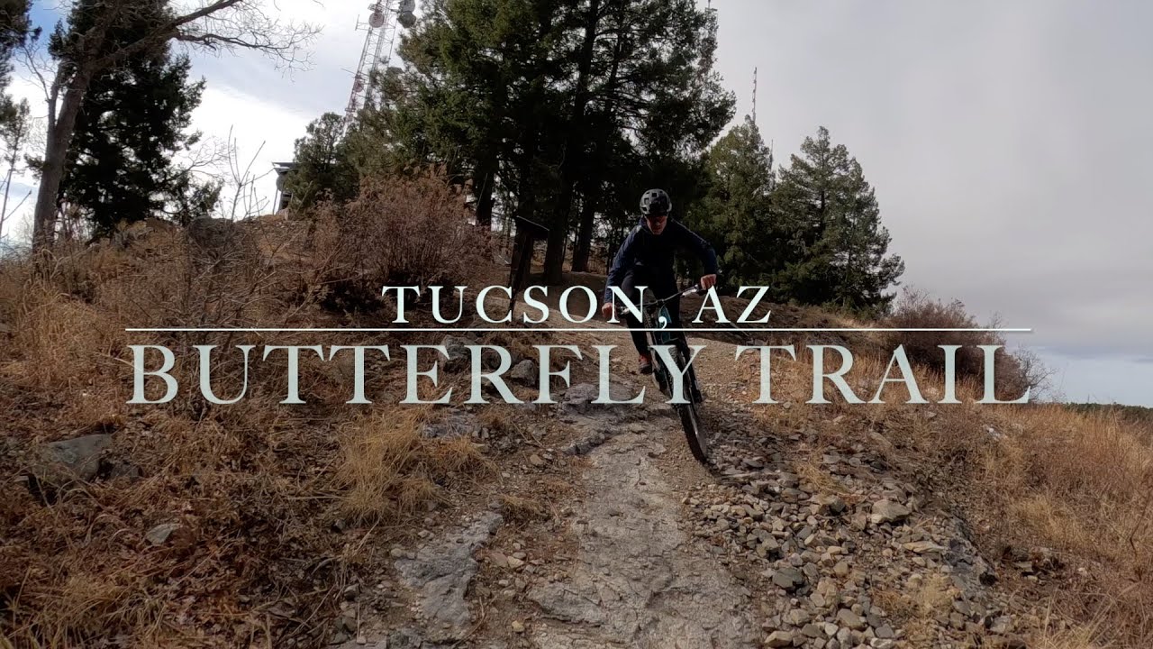 Riding Butterfly trail, Tucson, AZ