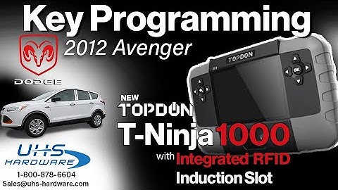 2012 Dodge Avenger Key Programming using T-Ninja 1000 Programmer