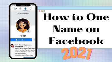 how to one name on facebook 2021 using phone