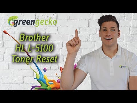 Brother Toner Reset HL L5100 DN | Resetanleitung zum Zurücksetzen des Brother TN-3480 | green gecko