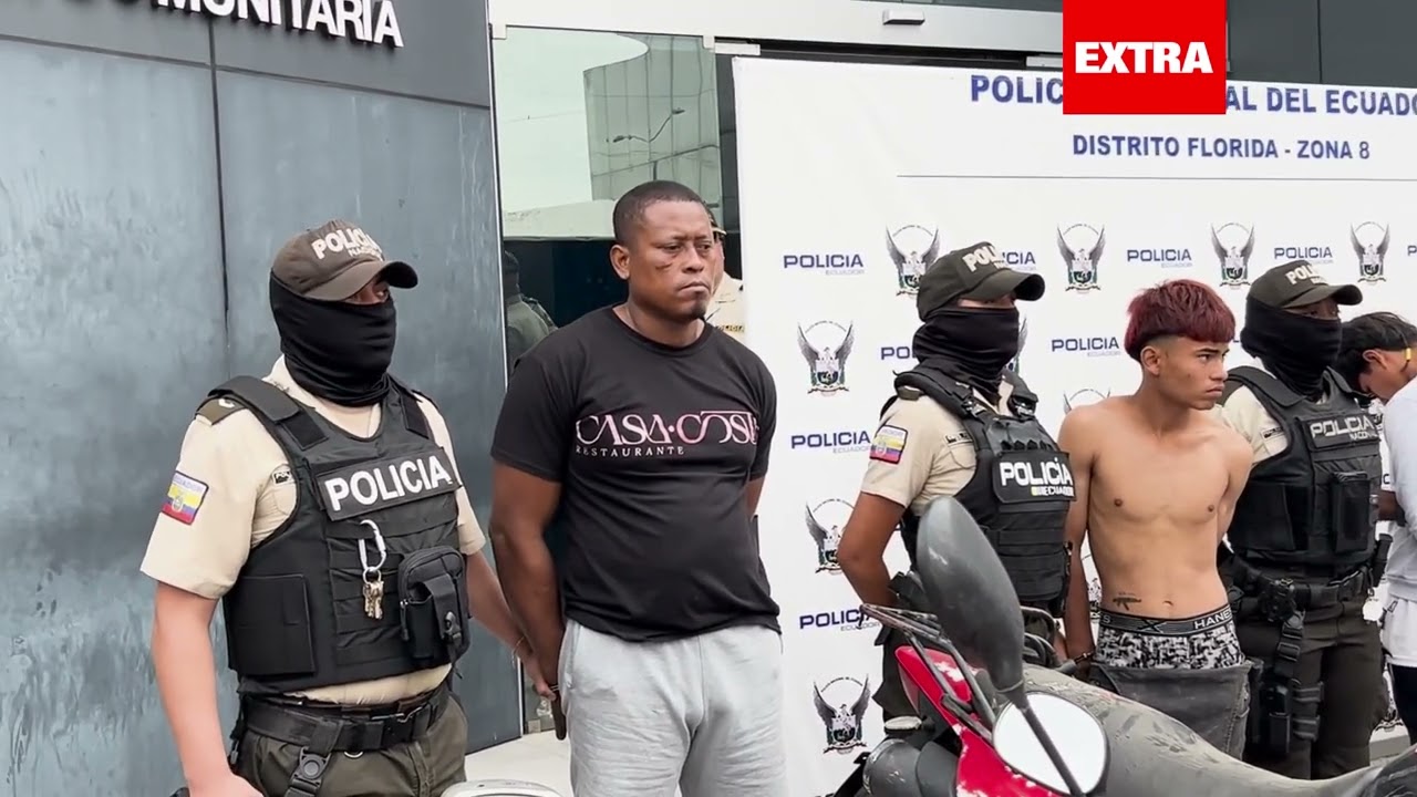 Guayaquil: En operativo cayeron 10 presuntos miembros de Los Tiguerones