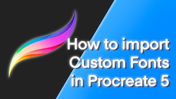 How to Import Custom Fonts in Procreate 5