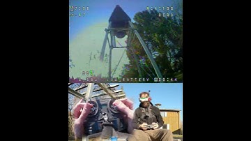 #fpv #tinywhoop #fail #dive to #metal *dong* #sound