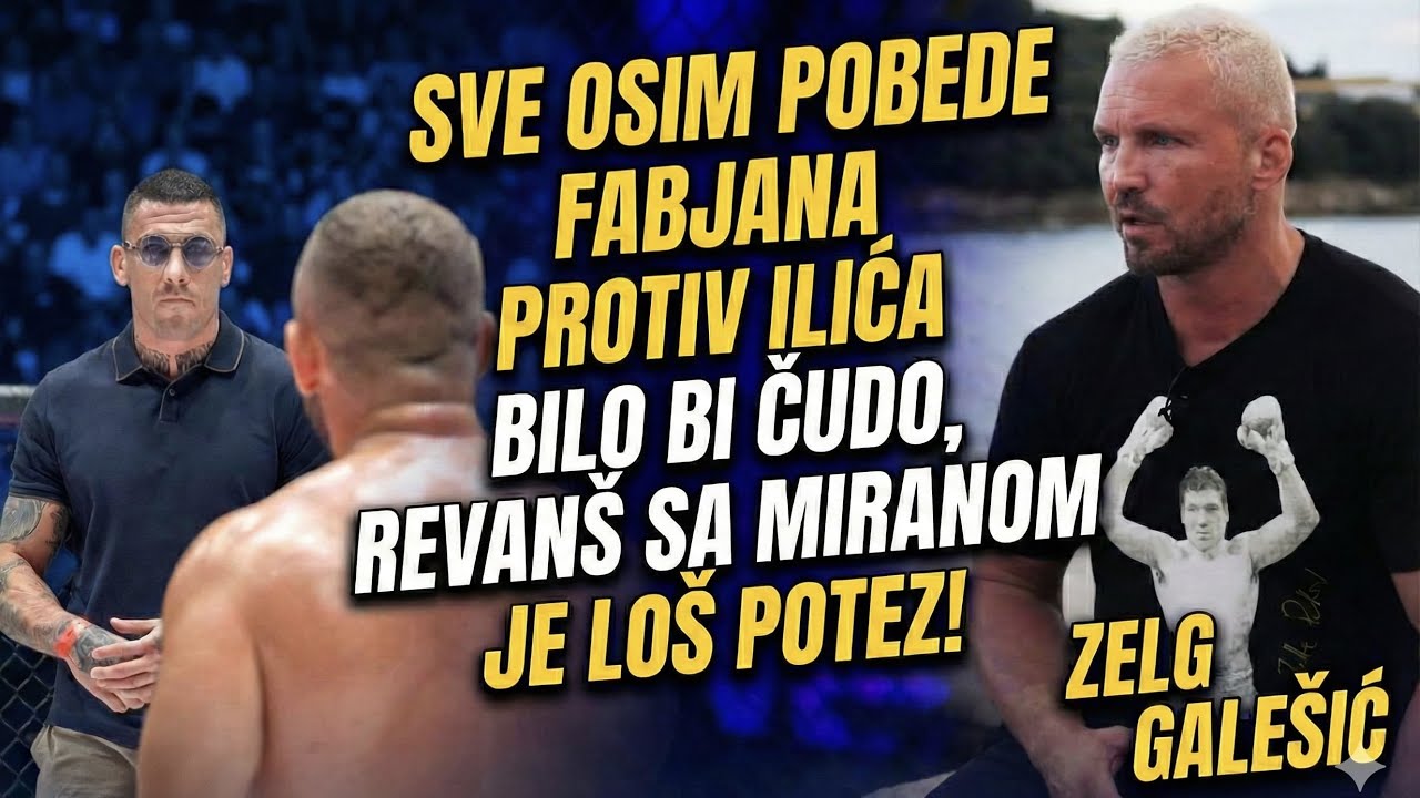 Zelg Galešić 🗣️ Sve osim pobede Fabjana protiv Ilića bilo bi čudo, revanš sa Miranom je loš potez !