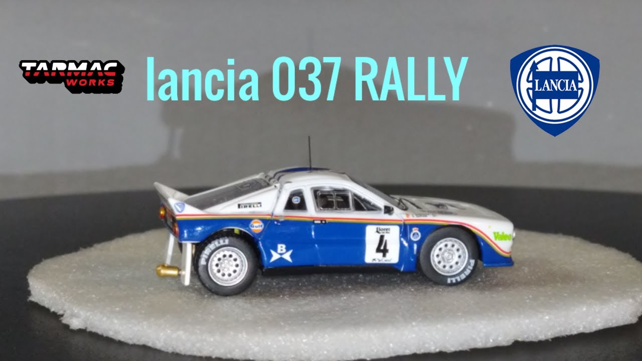 Tarmac Works Lancia 037 Rally- Rally Costa Brava 1985 (Rothmans