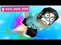 I jumped 999,999,999 FEET in Roblox JUMPING LEGENDS..