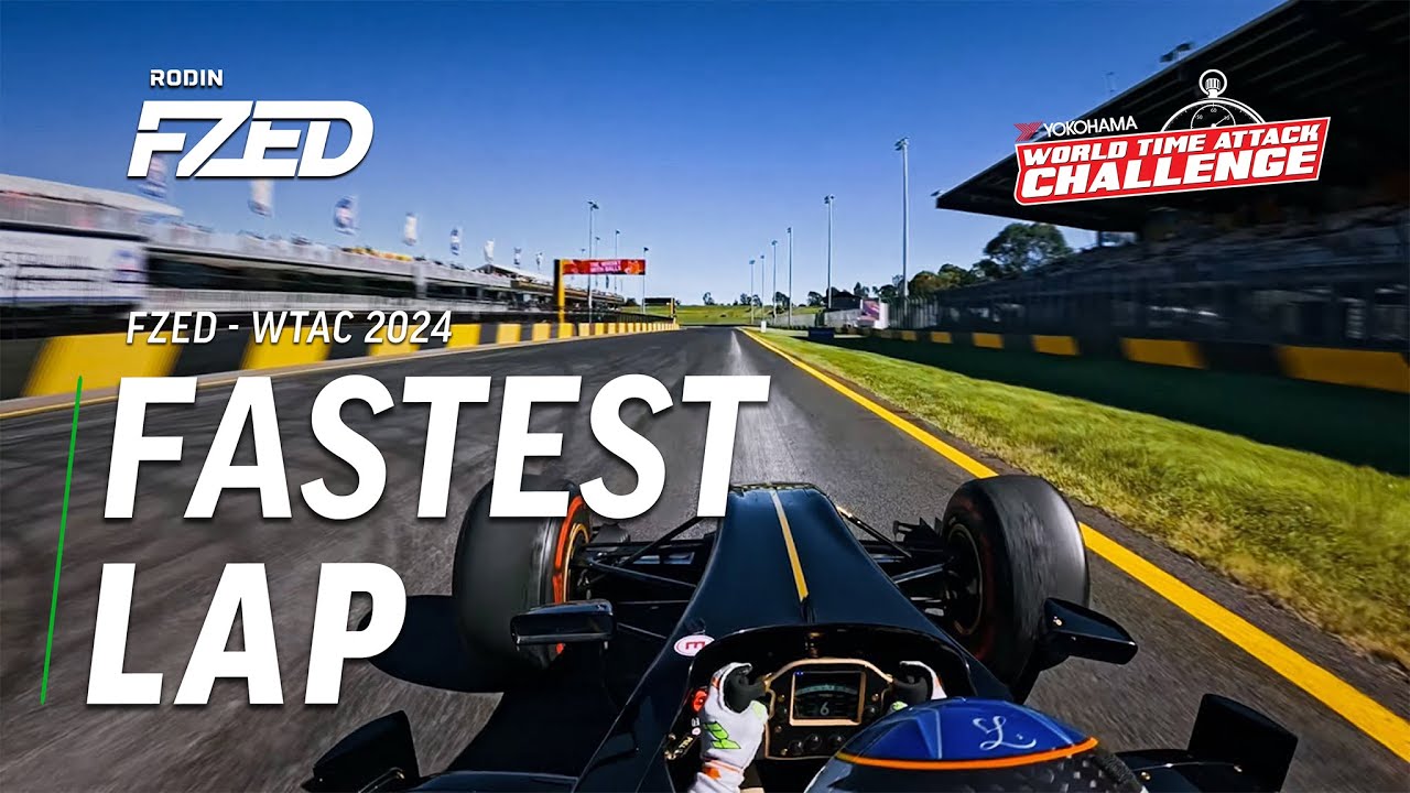 Rodin FZED Fast Lap During Demo Run at WTAC Sydney Motorsport Park, Australia 2024