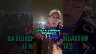 DISASTRO FIORENTINA: SERVE UN CAMBIO! COLPA DI TUTTI 😡 #shorts