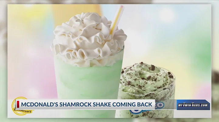 Shamrock Shake making its way back to McDonalds menus, Mint Oreo McFlurry also to debut