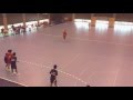 神戸国際高校男子ハンドボール部(オレンジ色の方)