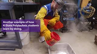 K-State Polytechnic Metal Melting Lab