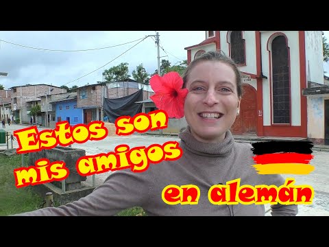 Alemán para viajes- presentado amigos.