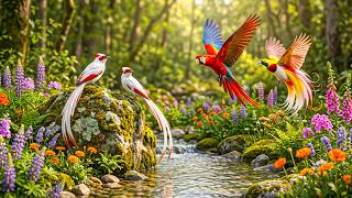 🌿 Spring Forest Bird Sounds &amp; Gentle Piano 🎹 Calming Nature Ambience for Stress Relief &amp; Peace