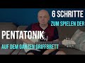 Gitarre Pentatonik ganzes Griffbrett - Pentatonik auf der Gitarre diagonal spielen