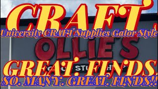 INCREDIBLE Stock IN STORE Ollie’s CRAFT SUPPLIES Near University of Florida UF New Finds GREAT Stuff