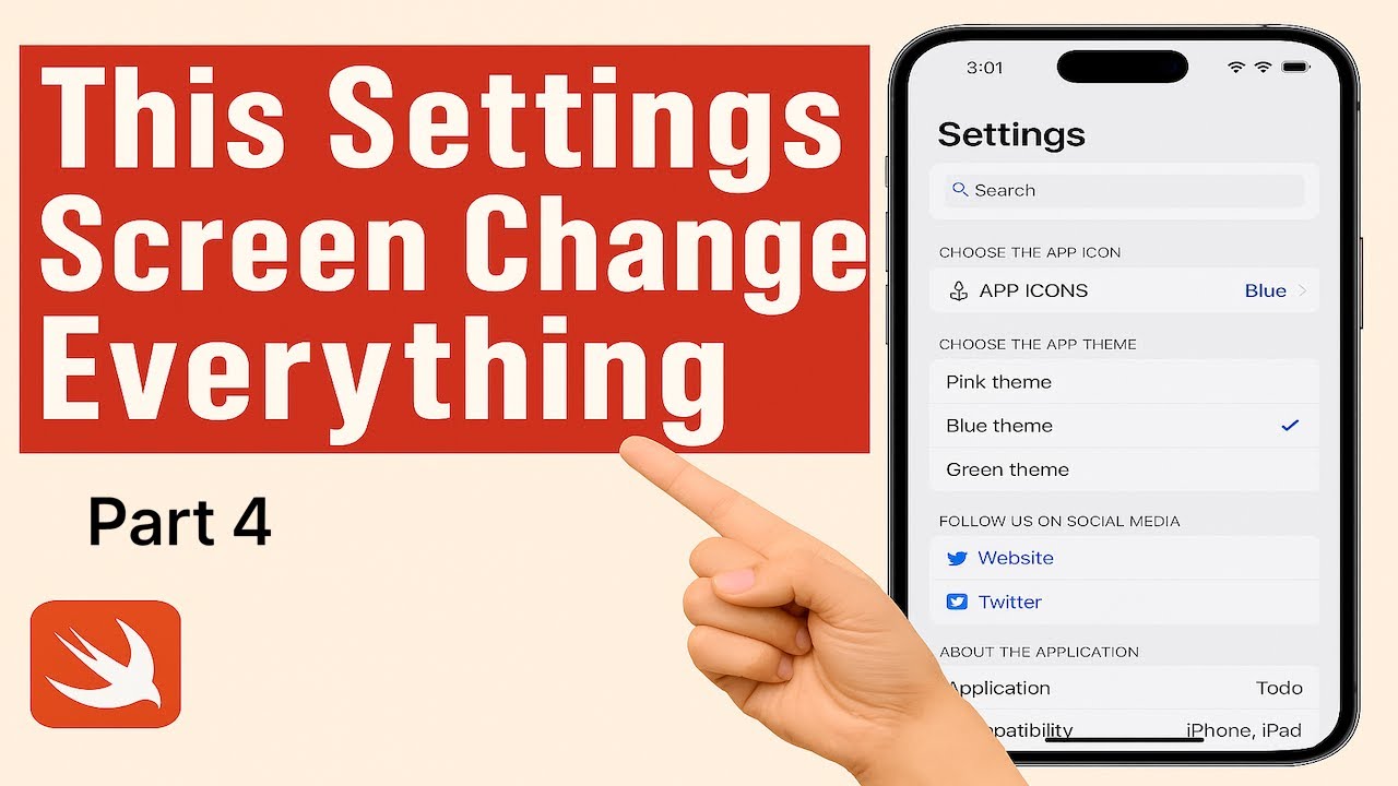 SwiftUI Settings — The Trick Most iOS Devs Overlook (Xcode & Swift 6)