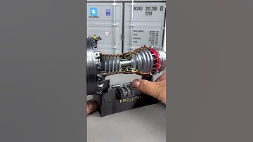 I got a new TR900 turbofan engine model!#toys #engine #aviation