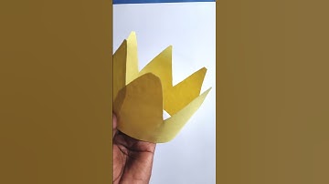 #crown  making crafts for kids  #shorts