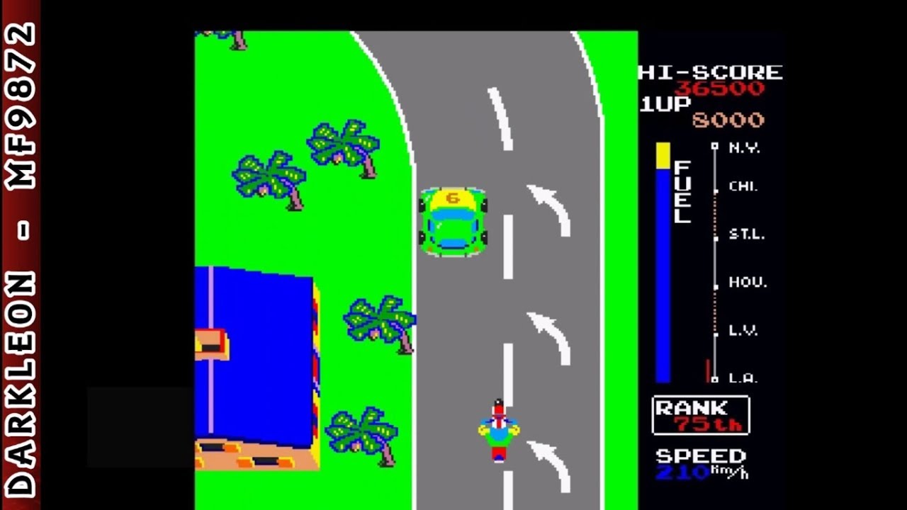 PlayStation - Irem Arcade Classics - Motorace USA (1996)