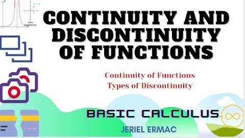 Continuity and Discontinuity of Functions