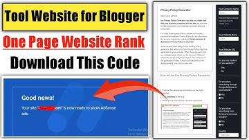 How To Create Tools Website In Blogger | Tools Ki Website Kaise Banaye | Complete Setup