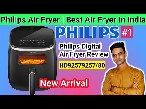 Air Fryer with see-through Window - Philips Air fryer HD9257 (5.6Ltr