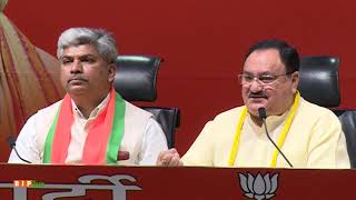 Anand Bhaskar Rao joins BJP in the presence of Shri JP Nadda and Shri Anil Baluni. screenshot 4