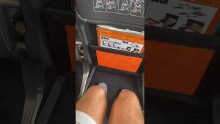 EasyJet Extra legroom seats row 13 seats D and E. #travel #easyjet