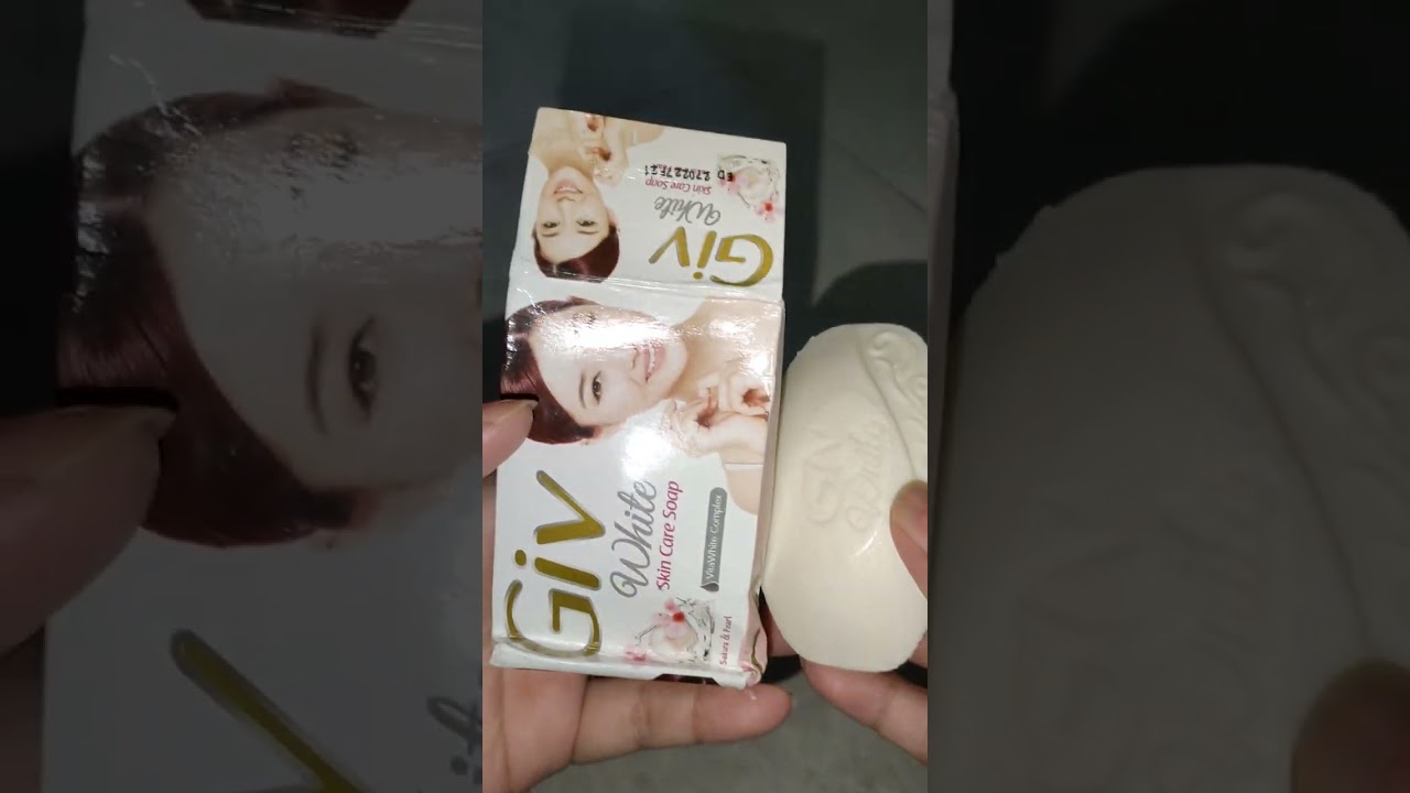 Giv white skincare soap, Rp 3.000 mengatasi kulit kusam hitam jadi glowing ingat jaman SD 🥰 