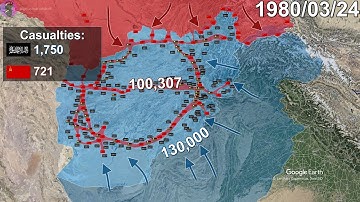 The Soviet-Afghan War using Google Earth