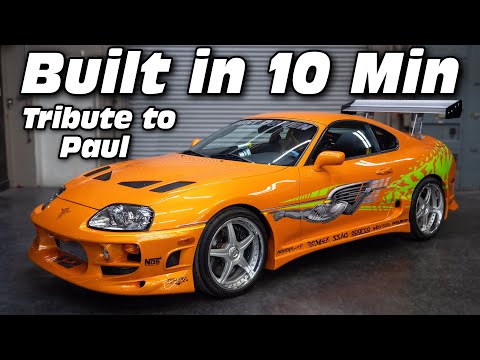 видео: Fast & Furious Supra Built In 10 Mins | 90% Unseen Footage