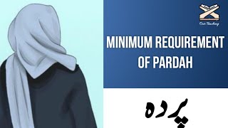 Minimum Requirement Of Pardah