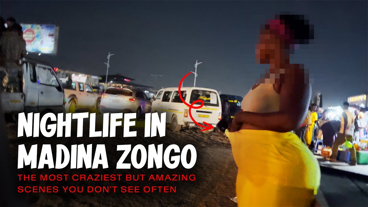 NIGHTLIFE IN ACCRA - MADINA ZONGO NIGHT MARKET AND STREET JOINTS || NIGHTLIFE ACCRA