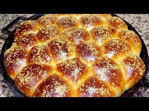 بريوش الشهدة بالماء بدون بيض ولا حليب ولا زبدة مفشفش وخفيف بطريقة ساهلة بلا دليك