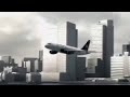 US Airways Flight 1549 Bird Strike & Ditching Animation
