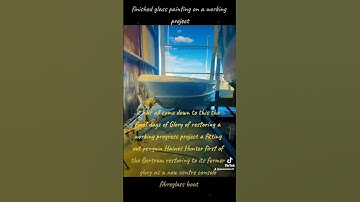 3 years in the making restoring to its former glory penguin Haines Hunter centre console boat