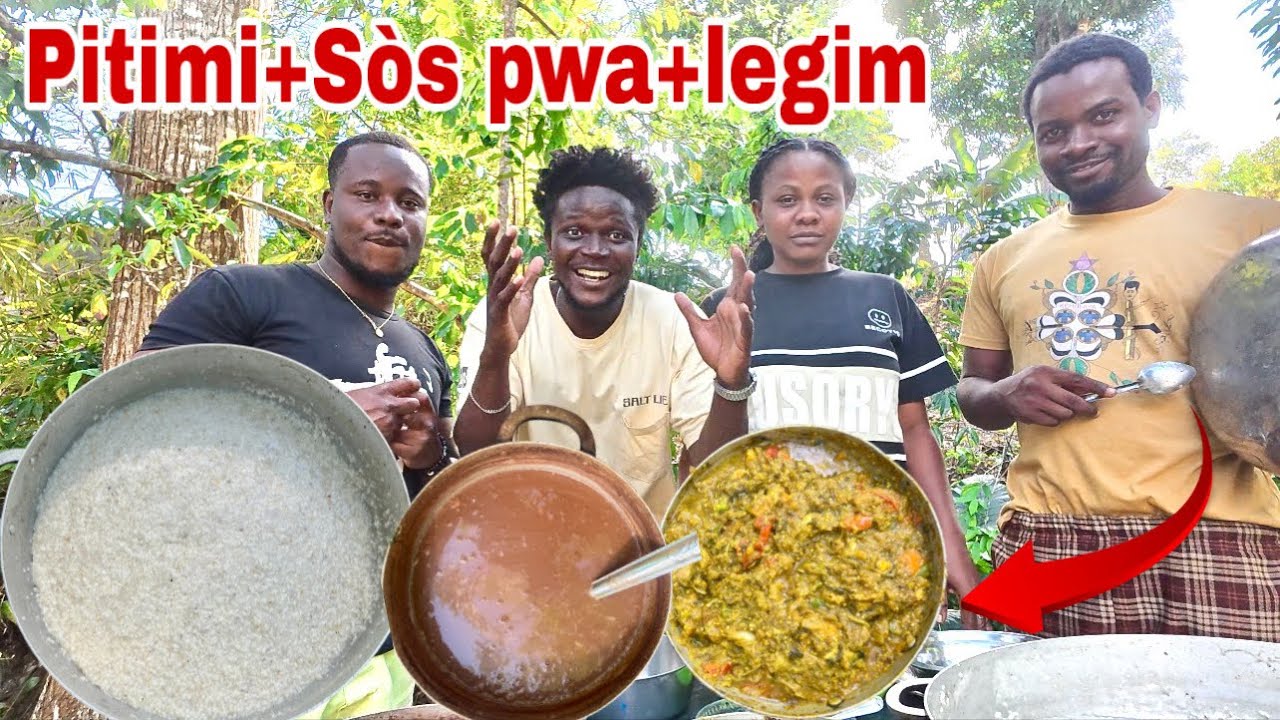 Vin gade Kijan nou prepare yon bon manje ayisyen pitimi Sòs pwa legim