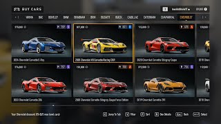 Forza Motorsport (2023)  Full Car List