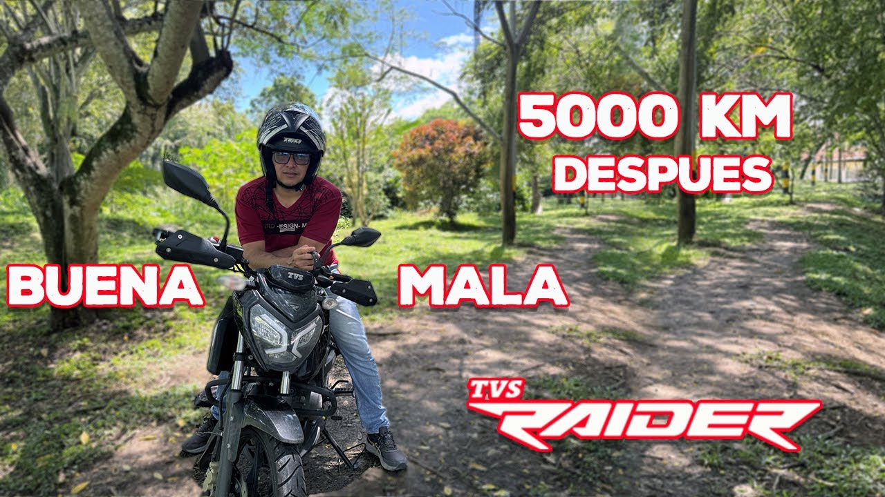 TVS Raider 125 - Opiniones despues de 5000 KM, Es BUENA o MALA, Vale la Pena |