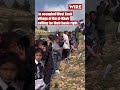 Palestinian Children Protest Israeli Settlers’ Barbed Wire Blocking Their Path to School
