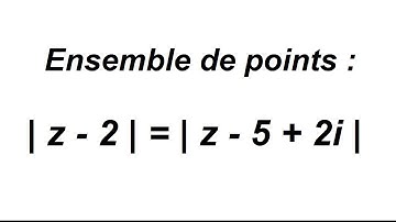 Ensemble de points avec des modules - partie 1