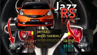 Fitur-fitur dan fungsi instrumen yang ada di Honda Jazz RS GE8 matic tahun 2012