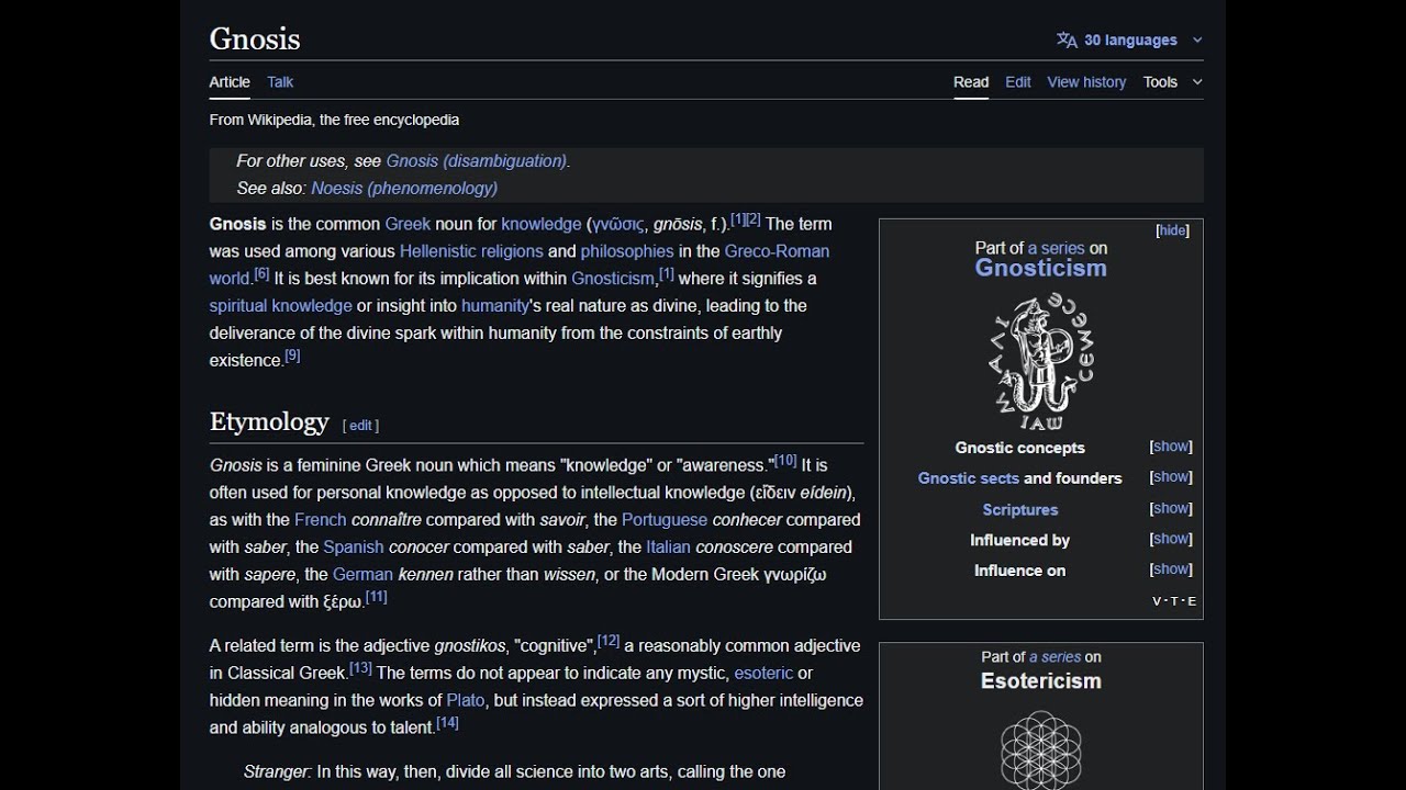 Researching Philosophy2 (Gnostic ETC), chatting