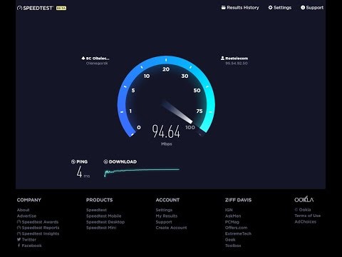 Speedtest online Проверка скорости Вашего интернета онлайн !!!