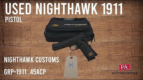 14 Nighthawk Customs GRP-1911 .45Acp Pistol, Used (January 18, 2025)