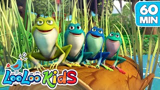 Five Little Frogs & Classic Nursery Rhymes: One Hour Mix for Kids