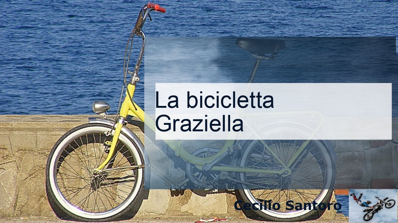 Stickers Vélo Graziella Bleu - Reproduction D'autocollants Vintage