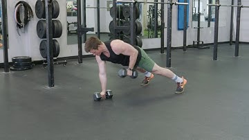 Renegade Dumbbell Row | Core and Back Builder