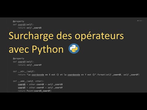 Vidéo: Comment surcharger une fonction en Python ?