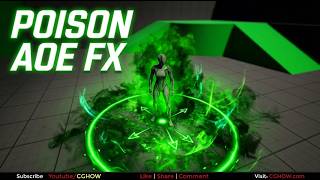 Poison AOE FX in Unreal Engine 5 Niagara